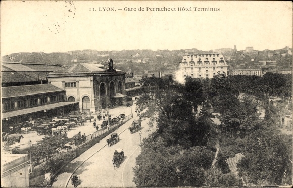 PC Lyon Rhône, train station, Hotel Terminus