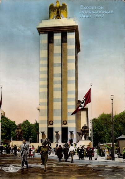 Ak Paris, Weltausstellung 1937, Deutscher Pavillon