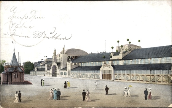 Ak Zwickau in Sachsen, Gewerbe und Industrieausstellung 1906, Haupthalle