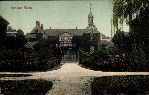 Ak Velen im Münsterland, Blick auf Schloss Velen, Graf von Landsberg