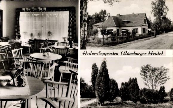 Ak Holm Seppensen Buchholz in de Nordheide, Café Kühne, banketbakkerij