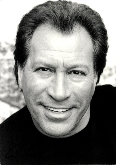 Postcard actor Michael Zittel, portrait, autograph