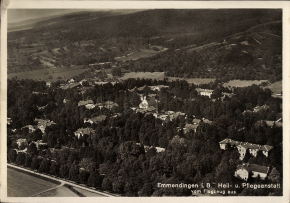 KP Emmendingen im Breisgau Baden, zdjęcie lotnicze sanatorium i domu opieki, krajobraz