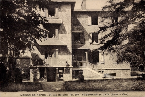Ak Saint Germain en Laye Yvelines, Maison de Repos