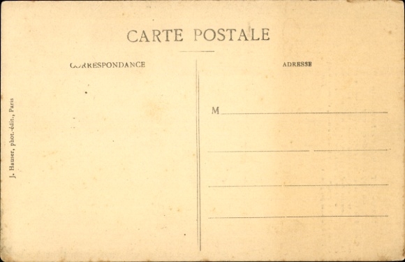 Postcard Le Train de Cerfs volants du Captain Gaconney