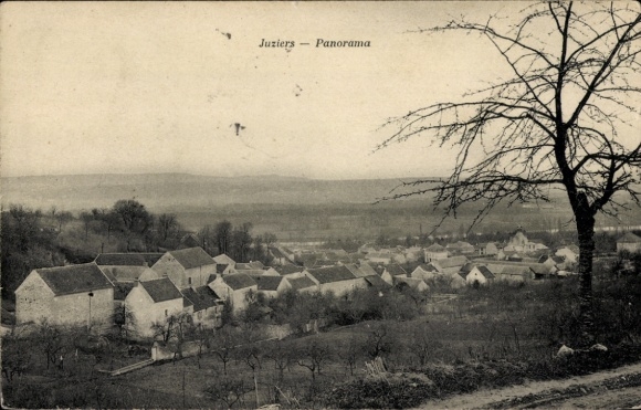 Postcard Juziers Yvelines, Panorama