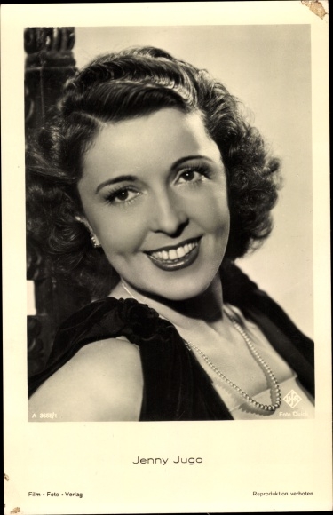 Postcard Actress Jenny Jugo, portrait