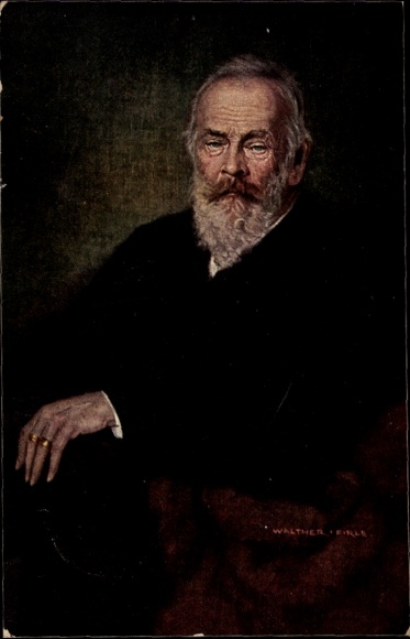 Künstler Ak Firle, Walther, Prinzregent Luitpold von Bayern, Sitzportrait