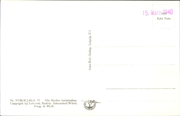 Ak Passau in Niederbayern, Fliegeraufnahme, Stadtpanorama, Nr. 23786