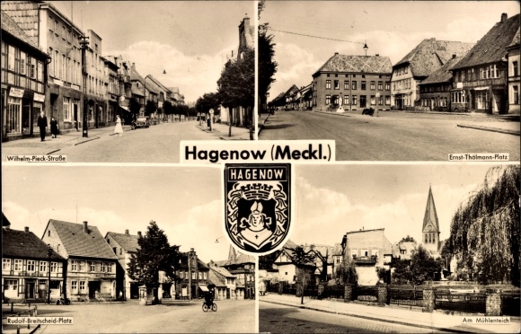 KP herbowa Hagenow w Meklemburgii, Wilhelm Pieck Strasse, Mühlenteich