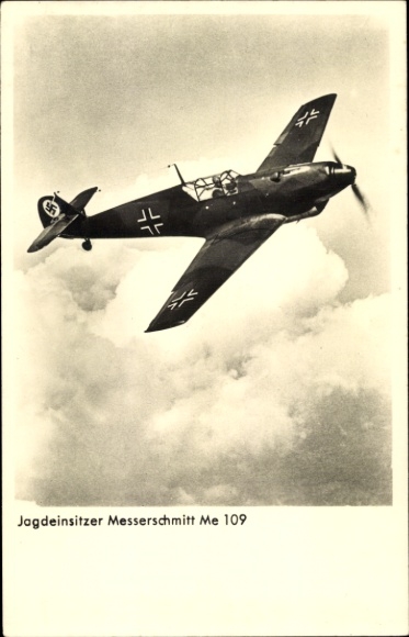 Ak Jagdeinsitzer Messerschmitt Me 109, Luftwaffe