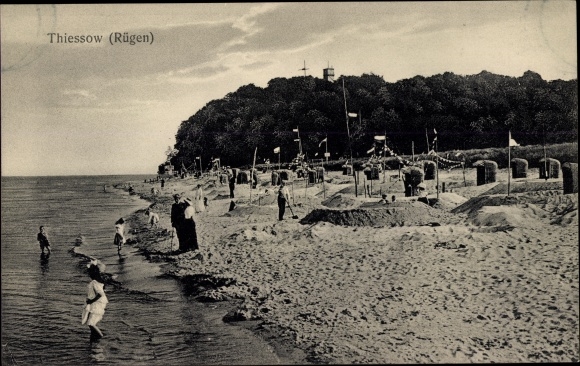 PC Thiessow on Rügen, lot on the beach