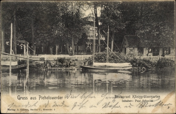 PC Berlin Spandau Wilhelmstadt Pichelswerder, Restaurant Königgrätzergarten