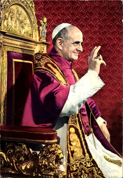 Picture Pope Paul VI, side view