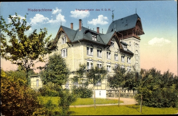 Postcard Niederschlema in the Erzgebirge, recreation home of the VDH