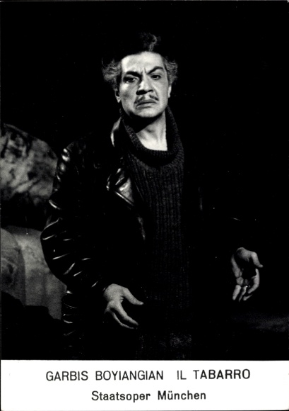 Photo: Opera singer Garbis Boyiangian, Il Tabarro
