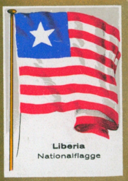 Sammelbild Ulmenried Fahnenbilder Nr. 281, Liberia, Nationalflagge