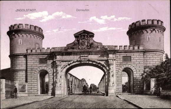 Postcard Ingolstadt an der Donau, Donautor