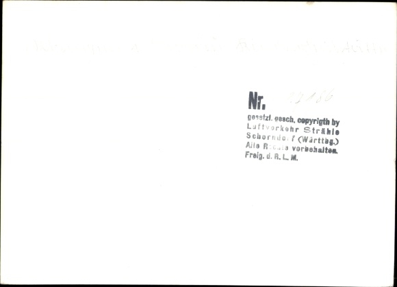 Postcard aerial photograph