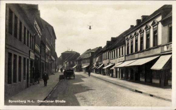 Ansichtkaart Spremberg Niederlausitz, Dresdener Straße