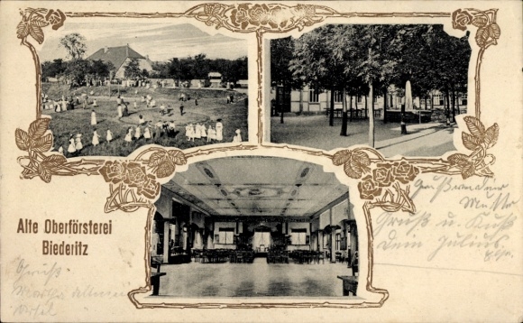 passe-partout KP Biederitz w Saksonii-Anhalt, Stary Dom Leśnika, widok od wewnątrz