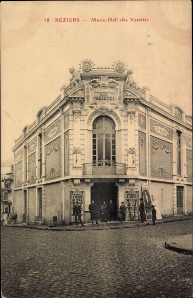 CPA Béziers Hérault, Music Hall des Varietes