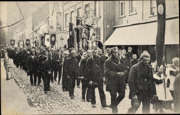 Postcard Kevelaer on the Lower Rhine, Procession Veghel 1906