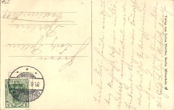 Postcard Kleinbeeren Großbeeren in Brandenburg, Gasthof