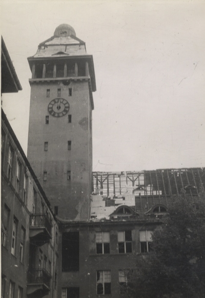 Original Foto Berlin-Wilmersdorf, Kranzer Straße, Kleist-Schule, um 1946, ca. 12 x 17 cm
