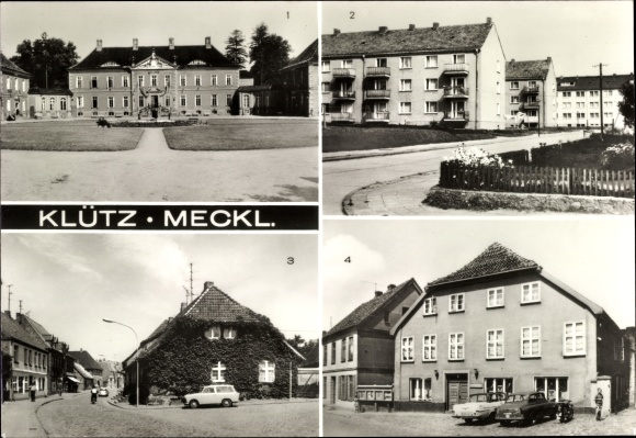 Postcard Klütz Mecklenburg, after-work home, on the Bamburg, Ernst-Thälmann-Strasse, HO restaurant Zum Zoll