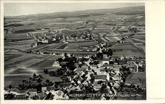 Ak Stetten am kalten Markt, Lager Heuberg, Fliegeraufnahme