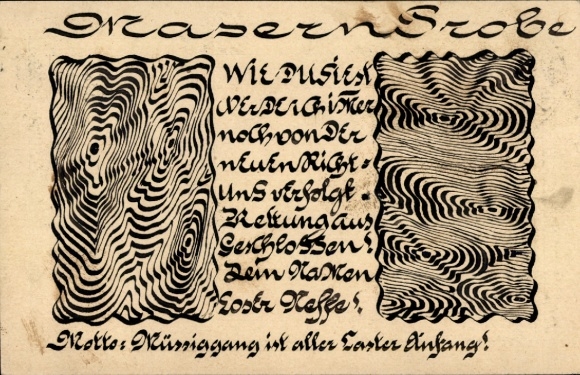 Hand-painted postal stationery PC measles sample, idleness is the beginning of all vices