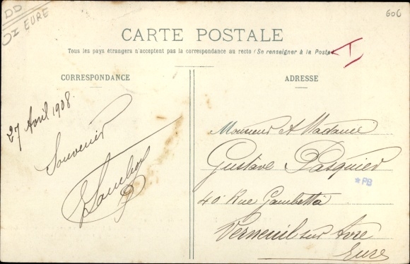 Ak Le Neubourg Eure, Place de la Gare