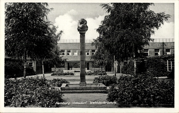 Ak Hamburg Wandsbek Volksdorf, bosdorpsschool