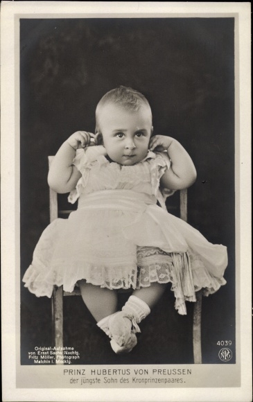 KP książę Hubertus Pruski, portret