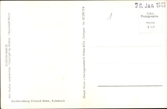 Postcard Kulmbach in Upper Franconia, aerial view of rural surroundings, many houses