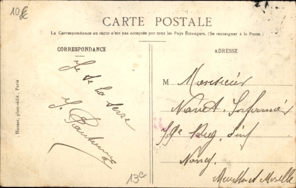 Ansichtkaart Parijs XIII., Rue de Tolbiac