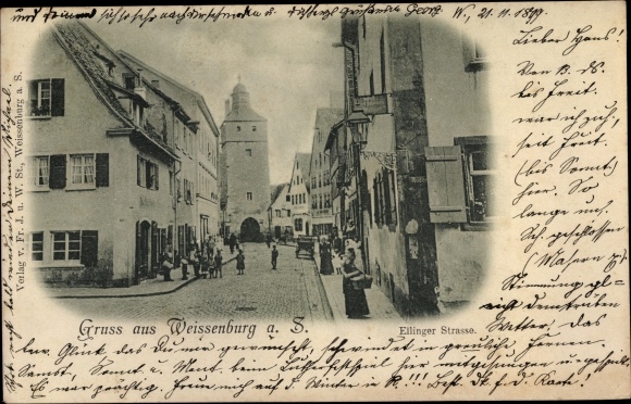 KP Weißenburg am Sand Środkowa Frankonia Bawaria, Ellinger Straße, Tor