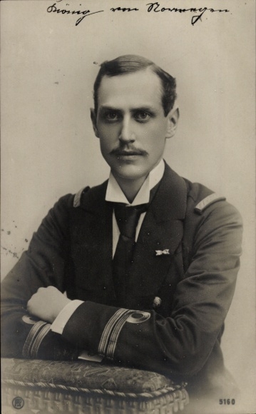 Postcard King Haakon VII of Norway, portrait