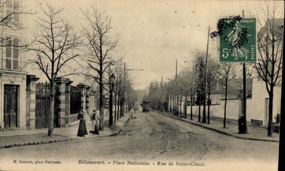 PC Billancourt Hauts de Seine, Place Nationale, Rue de Saint-Cloud