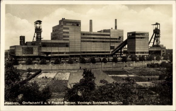 Ak Hamborn Duisburg im Ruhrgebiet, Großschacht II