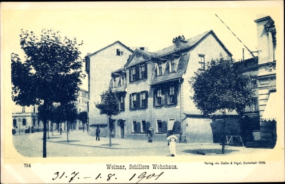 PC Weimar in Thuringia, nice detailed view