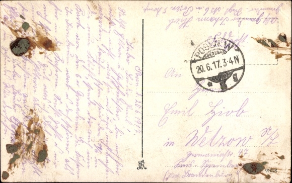 Postcard Poznań Posen, Kaserne des Grenadier Regiments Nr. 6