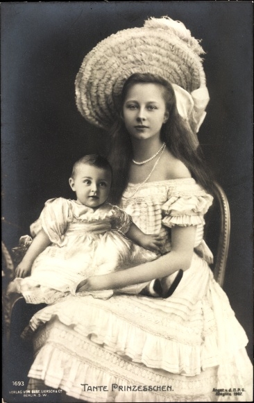 Postcard Princess Victoria Luise of Prussia, Aunt Princess, Liersch 1693