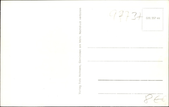 Postcard Gemünden am Main Lower Franconia, Obertorstraße