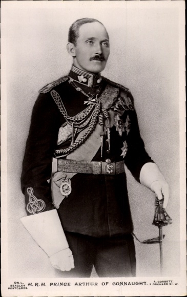 Ak Prince Arthur of Connaught, Portrait