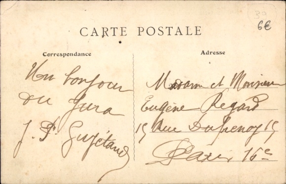 Postcard Saint Laurent Jura, vue generale