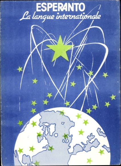 Postcard Esperanto, La langue internationale