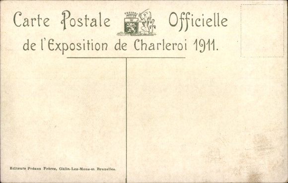 Postcard Charleroi Wallonia Hainaut, Exhibition 1911, Pavilion of Waters and Forests