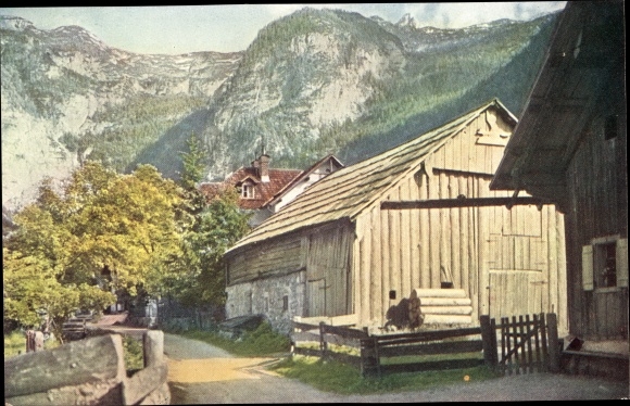 PC Obertraun Upper Austria, village motif